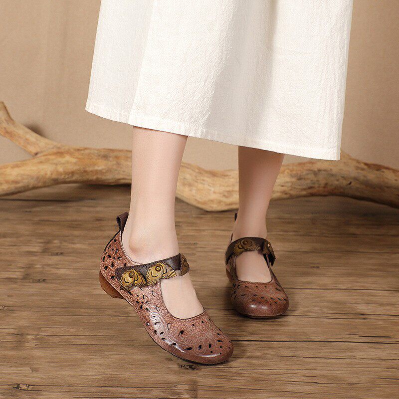 Summer New Handmade Mom Shoes foto 4
