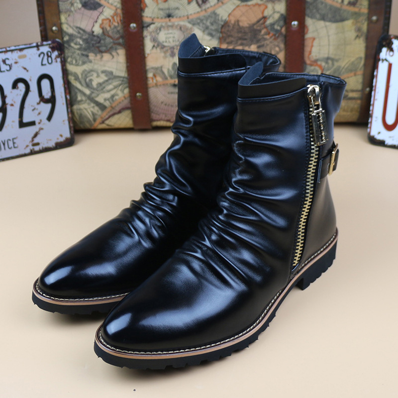 Boots Trendy All-matching Korean Style Height Increasing foto 2