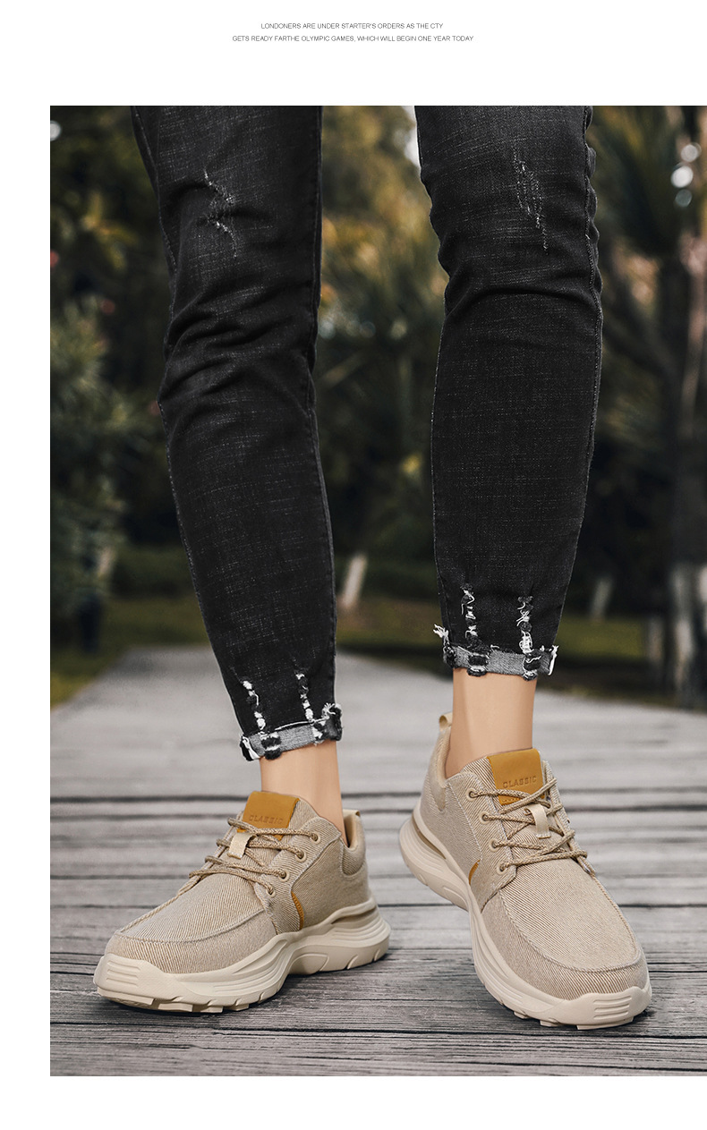 Large Size Canvas Outdoor Sports Walking Shoes foto 4