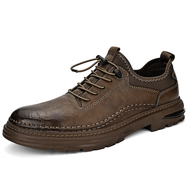Mens Casual Leather Shoes In Large Sizes foto 5