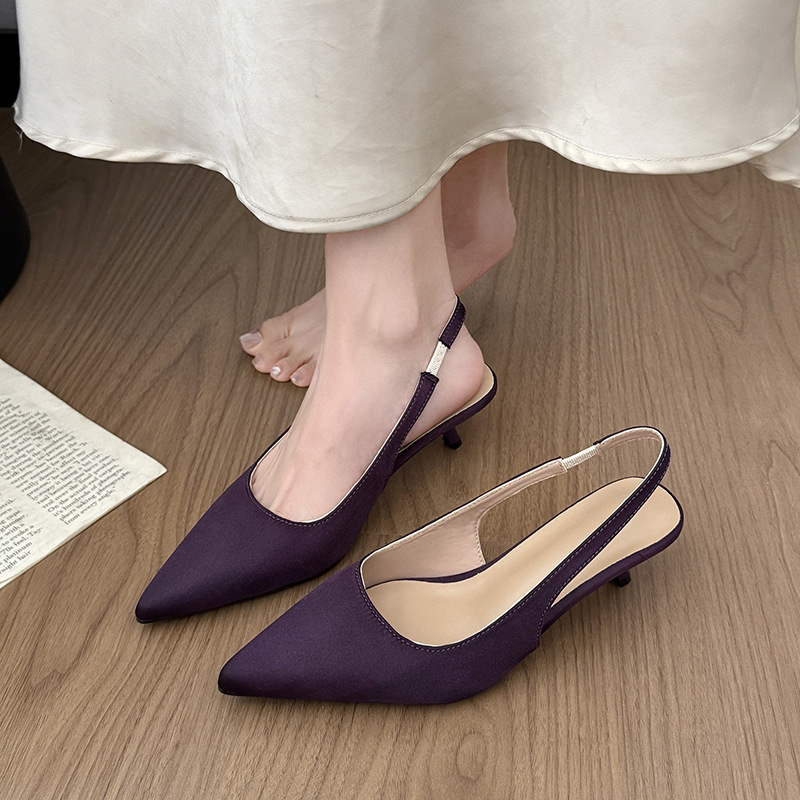 French-style Vintage Pointed-toe Sandals For Women foto 5