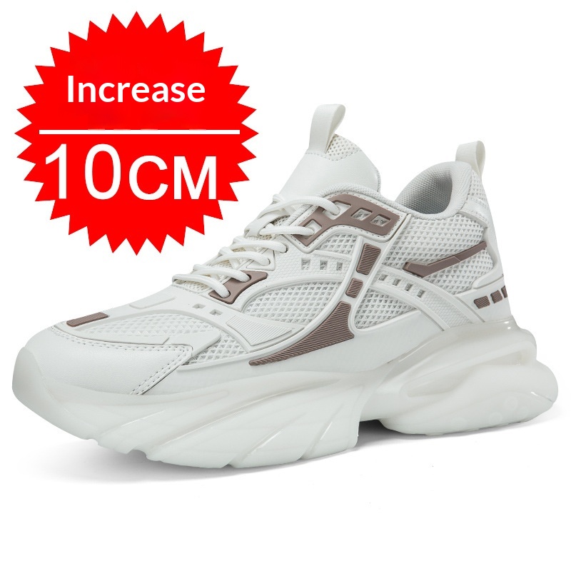 Autumn Winter Mesh Breathable Invisible Height-Boosting Casual Sneakers foto 2