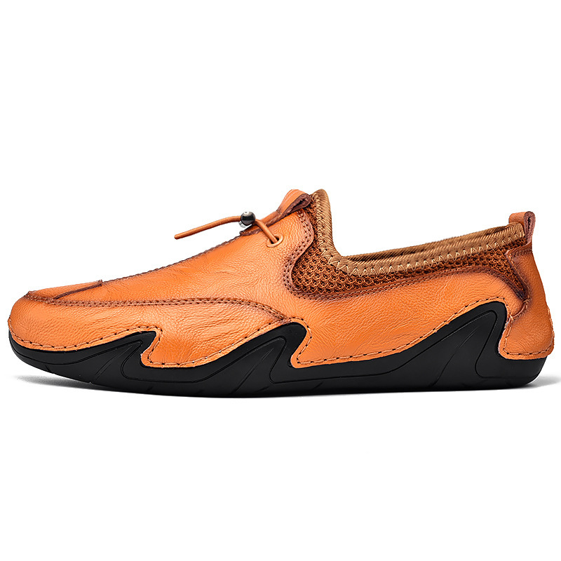 Fashion British Leisure Men's Leather Shoes foto 5