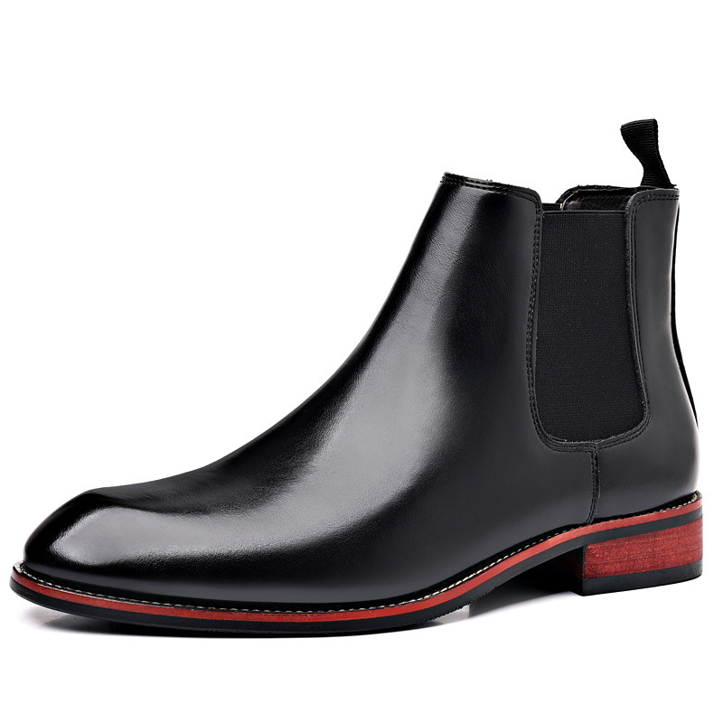 Chelsea Boots Men's Autumn Breathable Pointed Toe foto 5