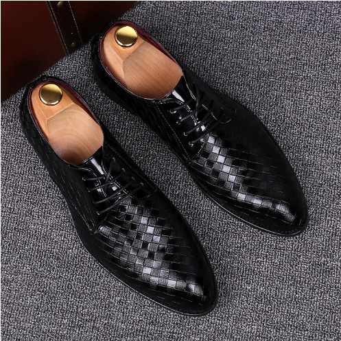Low-cut Fashion Pointed Plaid Shoes foto 3