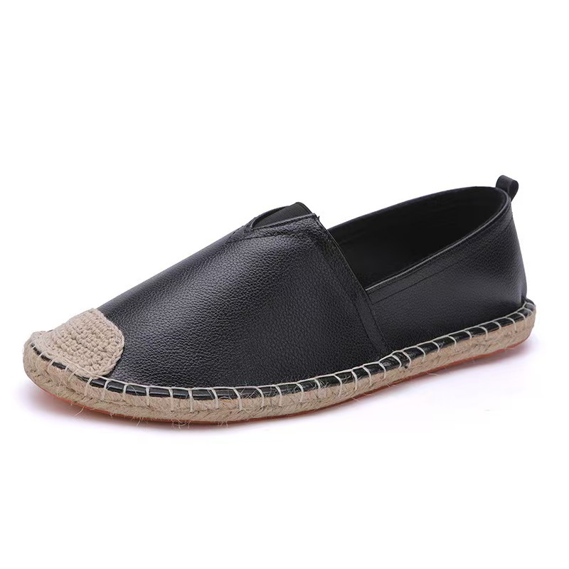 Wear-resistant Canvas Mens Shoes Breathable Slip-on Loafers foto 3