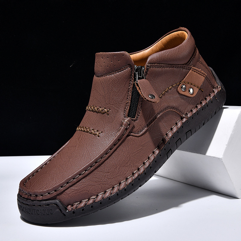 Plus Size Men's Outdoor Casual Shoes Slip-on Flat Bottom foto 4