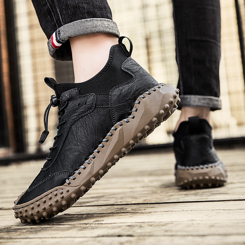 Stitching Autumn British Trend Men's Shoes foto 5