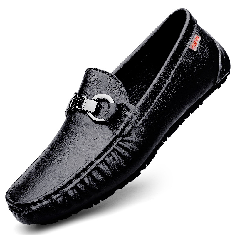 Mens Soft-soled Versatile Breathable Leather Casual Shoes foto 4