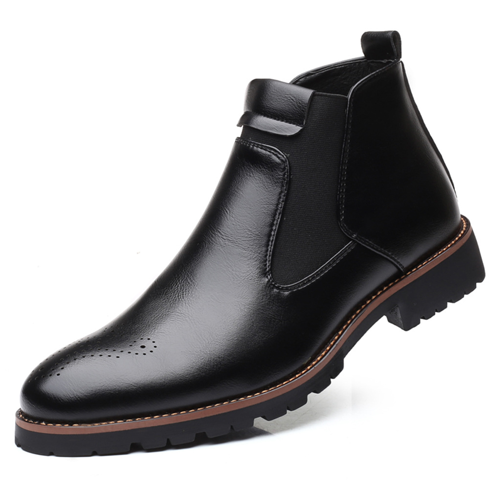Men's High-top Slip-on Martin Boots foto 2