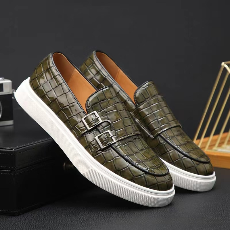 Autumn And Winter Men's Leather Shoes Fashionable Young And Middle-aged Soft Bottom Non-slip foto 2