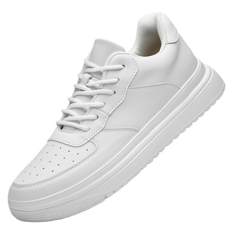 Summer Breathable Invisible Height Increasing Insole Men's Spring Soft Bottom Skateboard Shoes foto 5