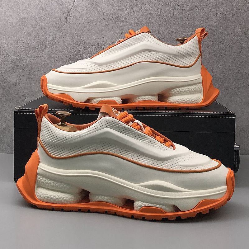 Men's Casual Leather Breathable Sports Shoes foto 2