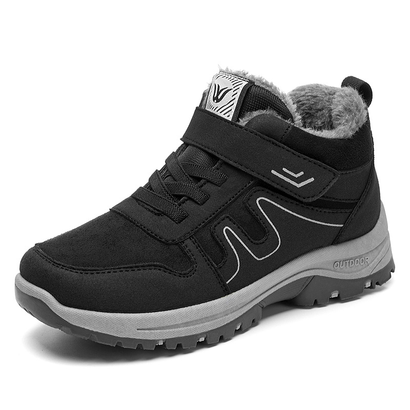 Womens Cotton Snow Boots With Velcro For Winter On Snowy Terrain foto 2