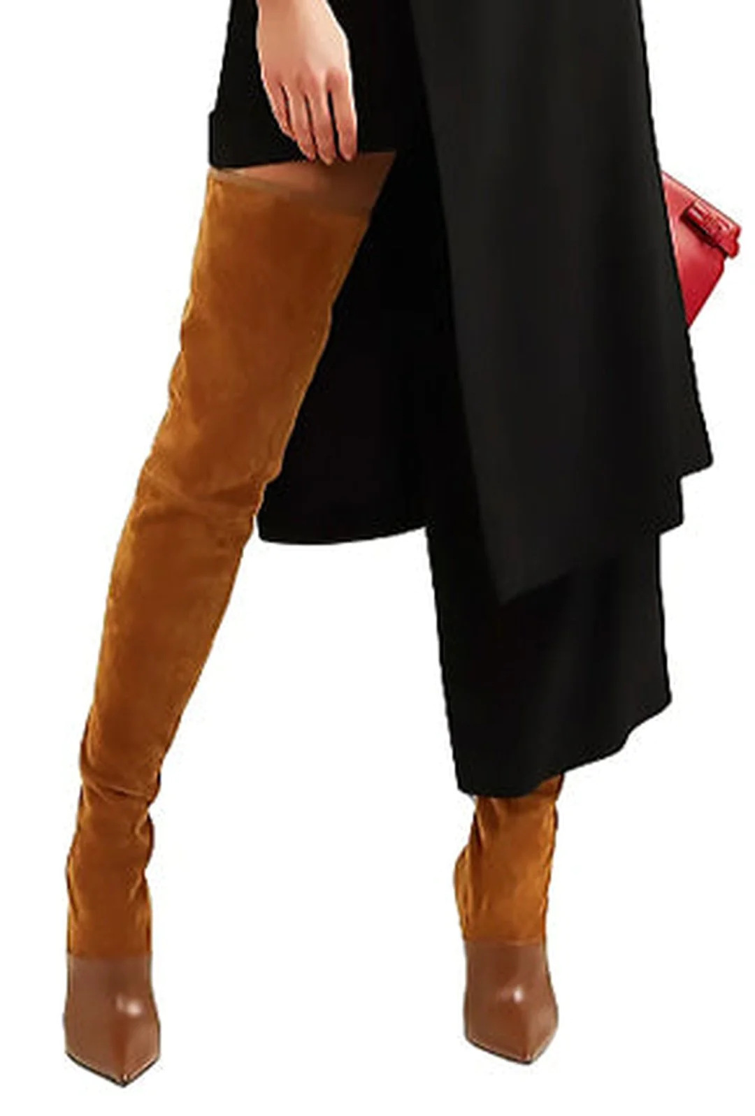 Sexy Over-the-Knee Stretchy High-Heel Womens Boots foto 4