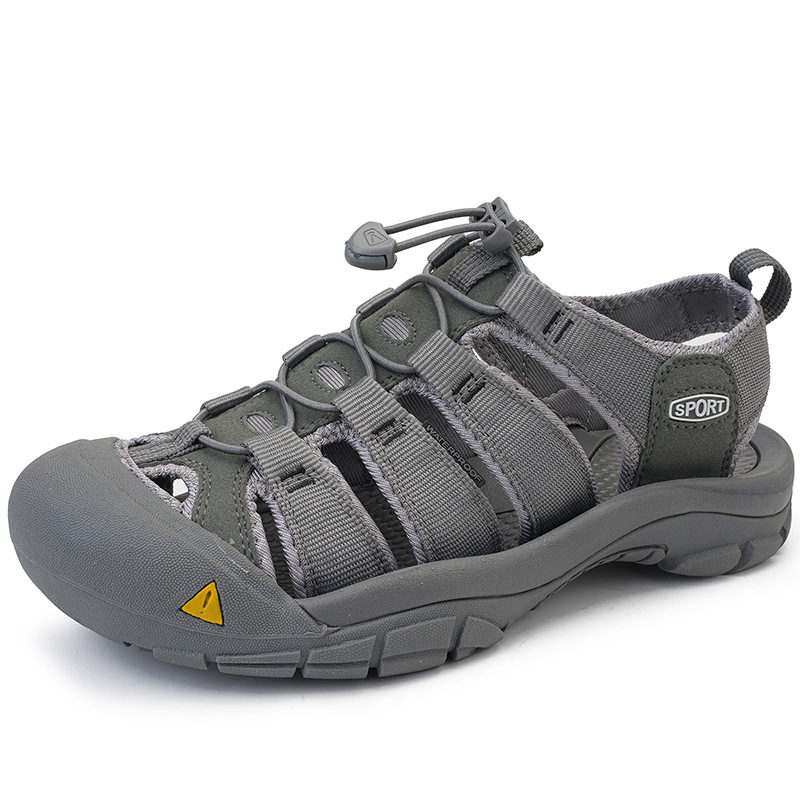 Men's Thick Bottom Toe Cap Beach Upstream Plus Size Outdoor Casual Shoes foto 2