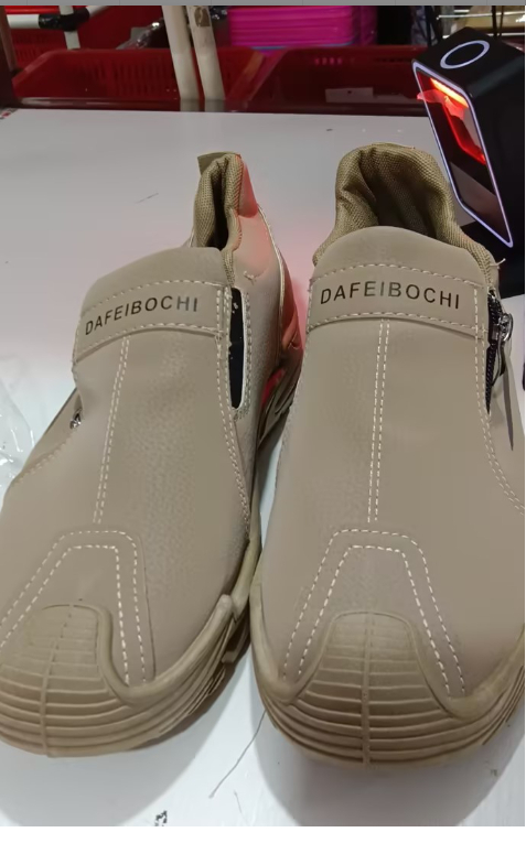 Trendy Mens Slip-resistant Workwear Shoes, Versatile Mens Footwear With A Zipper foto 3