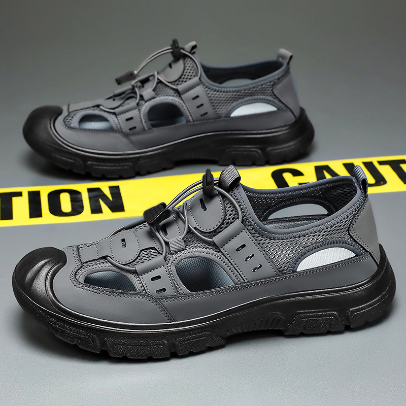Summer Beach Hole Wading Rotating Button Sandals Men's Casual Shoes foto 4