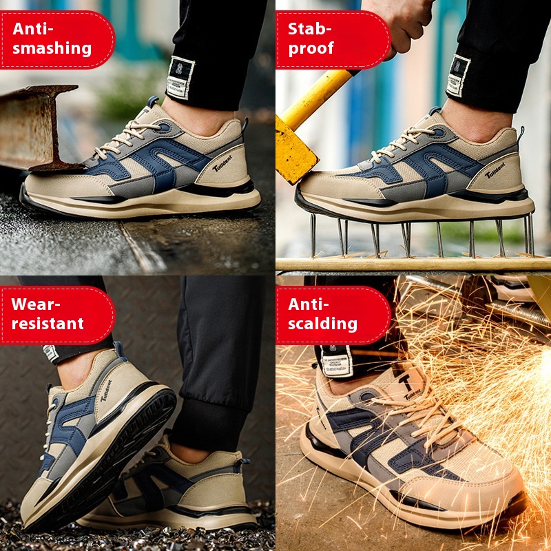 Summer Breathable Safety Shoes For Men foto 5
