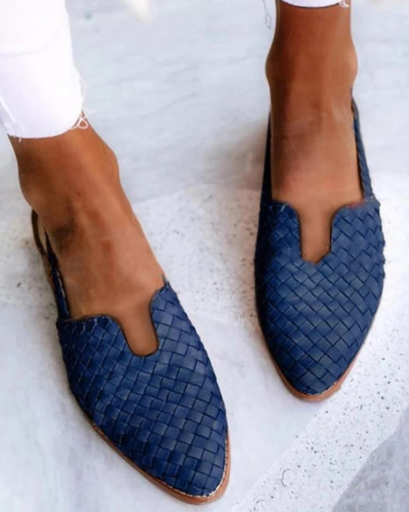 Womens Plus Size Flat Low Heel Sandals foto 5