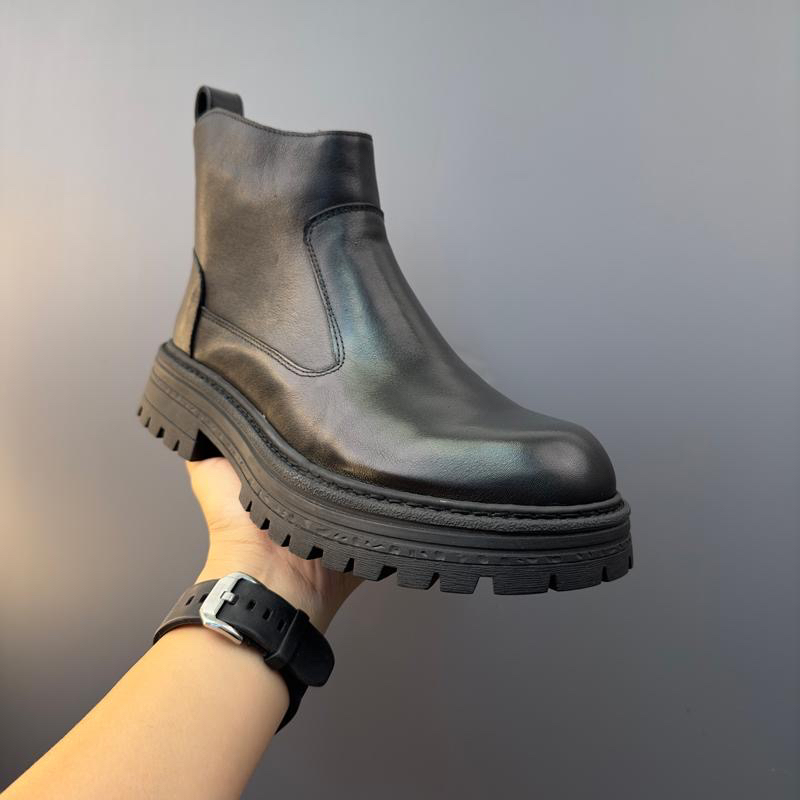 Autumn And Winter New Chelsea Boots Men's Business Shirt foto 2