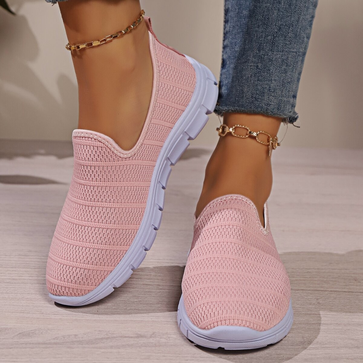 New European And American Solid Color Casual Shoes foto 4