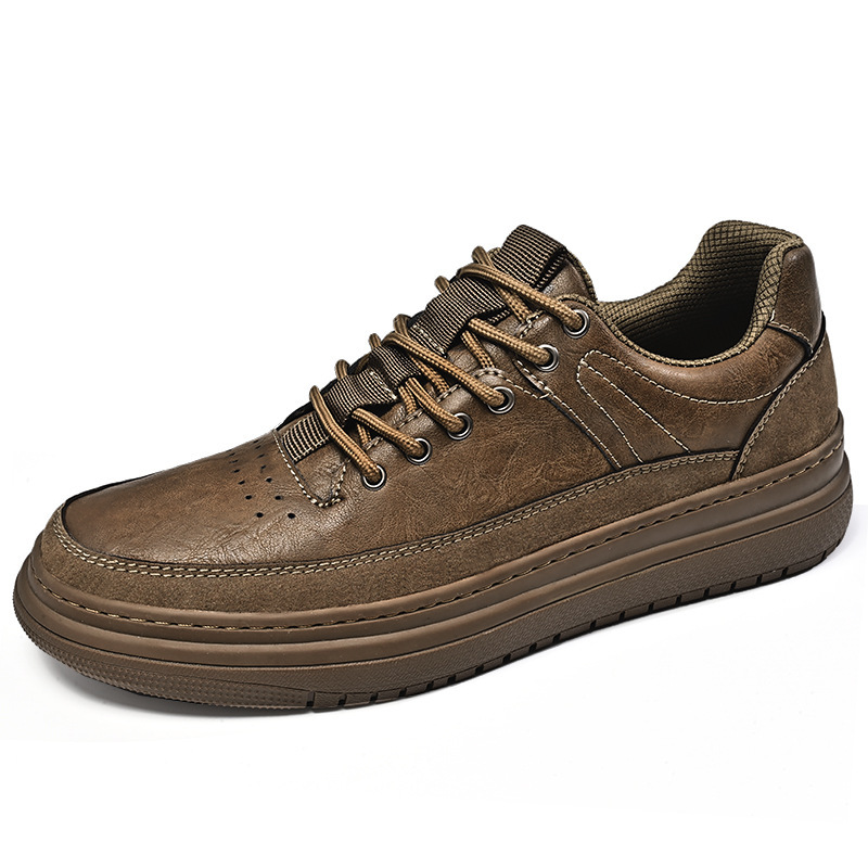 Men's Low Casual Shoes Thick Bottom Retro foto 5