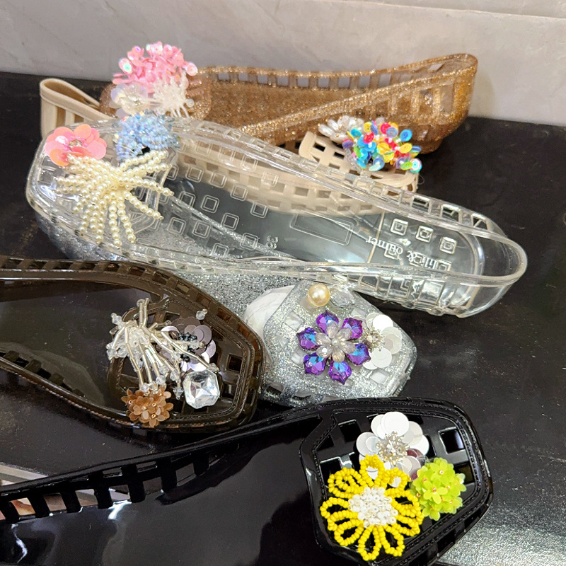 Gel Shoes Square Toe Slippers Outdoor Leisure foto 4