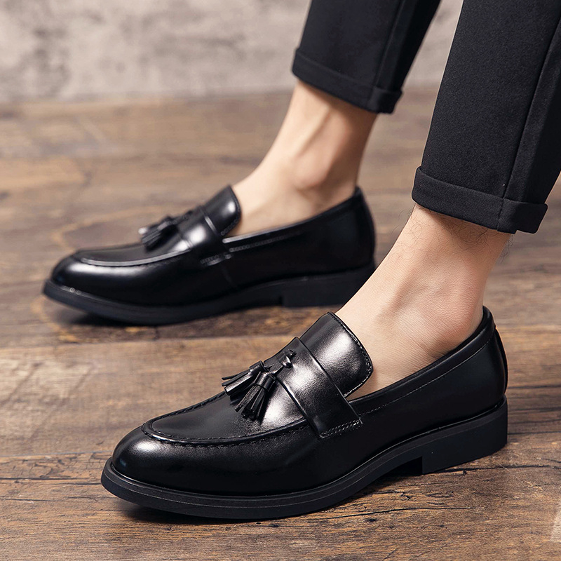 Four Seasons Breathable Slip-on Business Casual Shoes foto 2