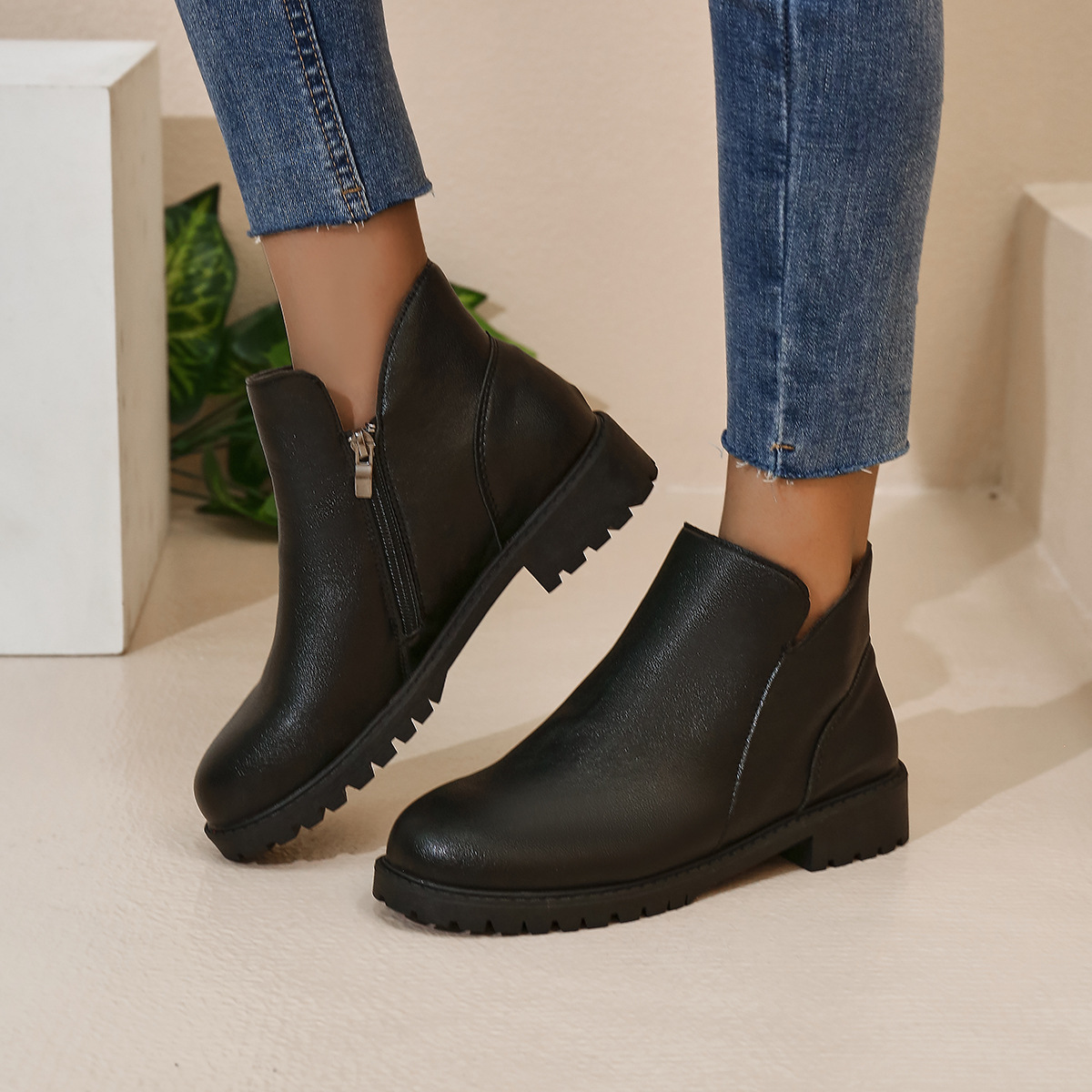 Casual British-style Low-cut Ankle Boots foto 4