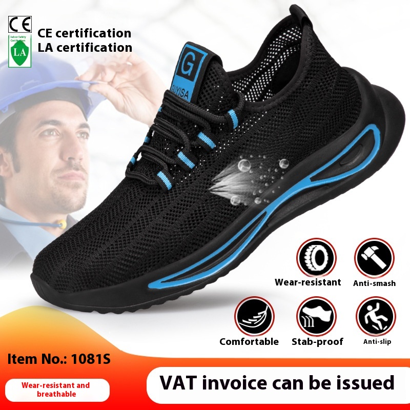 Steel Toe Shoes With Soft Soles Anti-smash And Anti-puncture foto 5