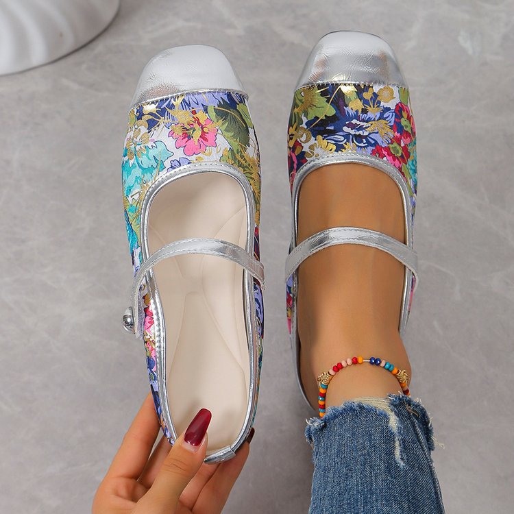 Womens Stylish Floral Slide Sandals For Summer foto 4