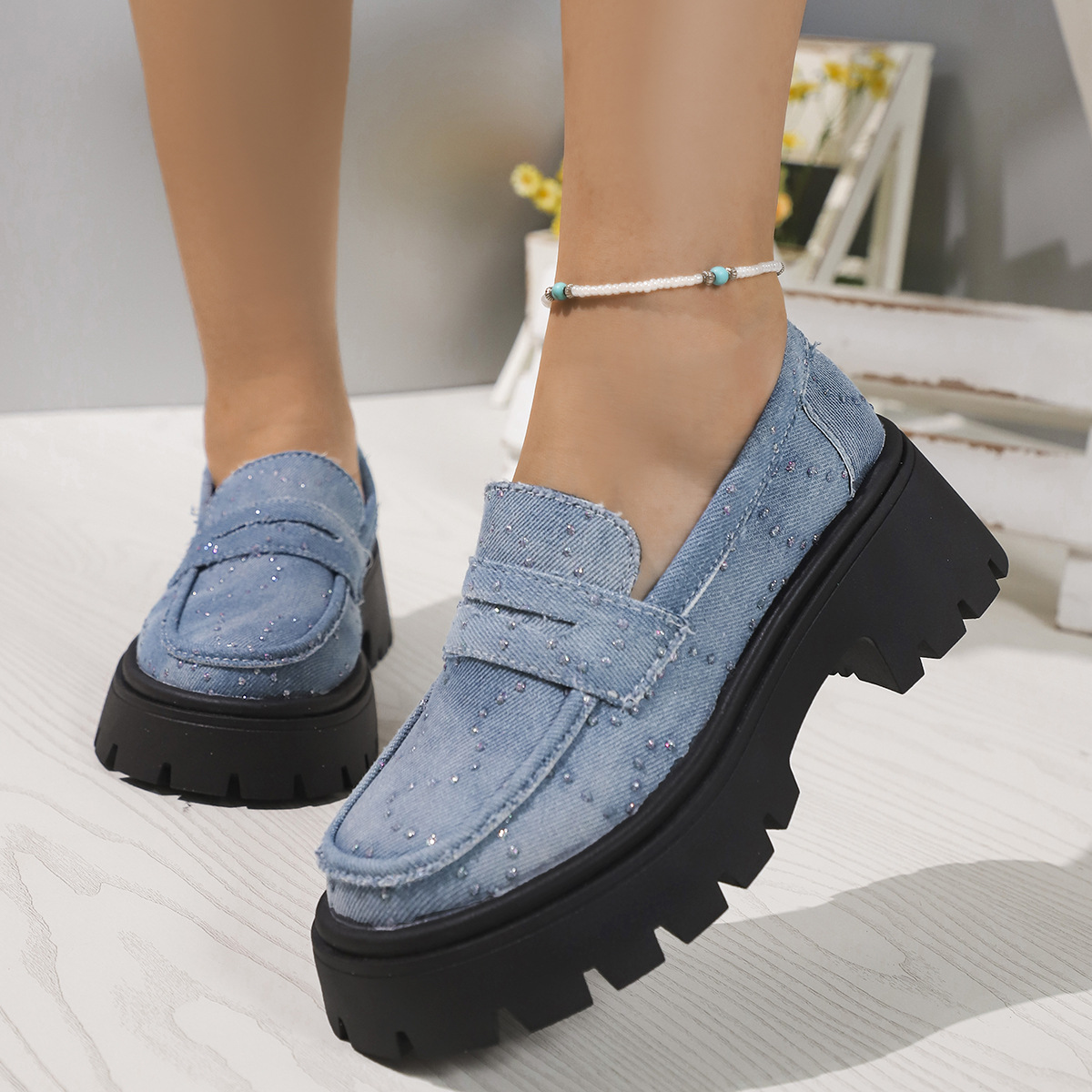 Low-top Casual Comfortable Slip-on Lofter Loafers foto 2