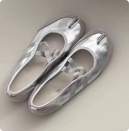 Split-toe Pig Hoof Shoes Mary Jane Ballet Style foto 5