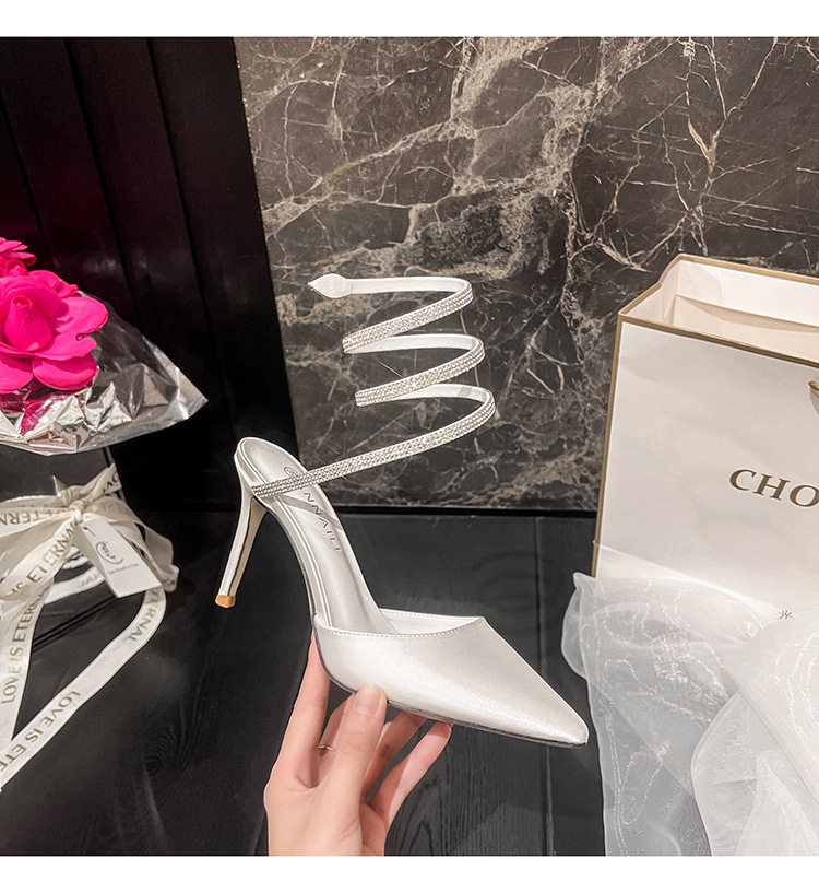 Women Pointed Stiletto Heel High Heels foto 5