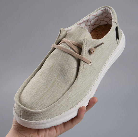 Cross-border Large-size Men's Casual Canvas Shoes