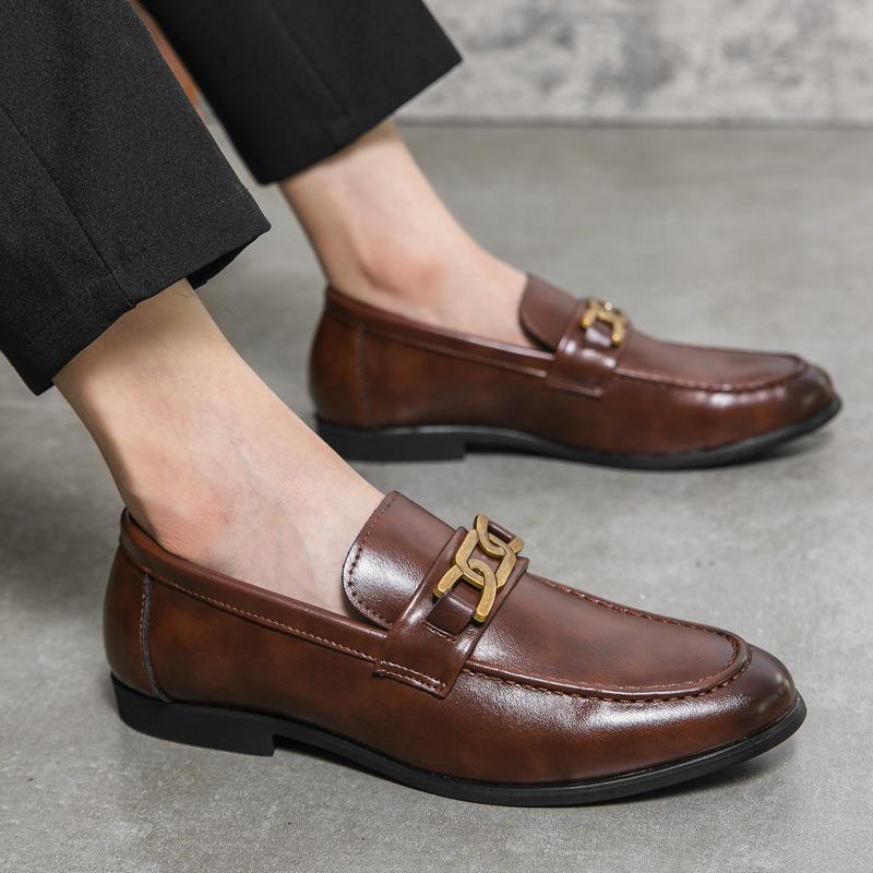 Men's British-style Business Formal Casual Leather Shoes foto 5