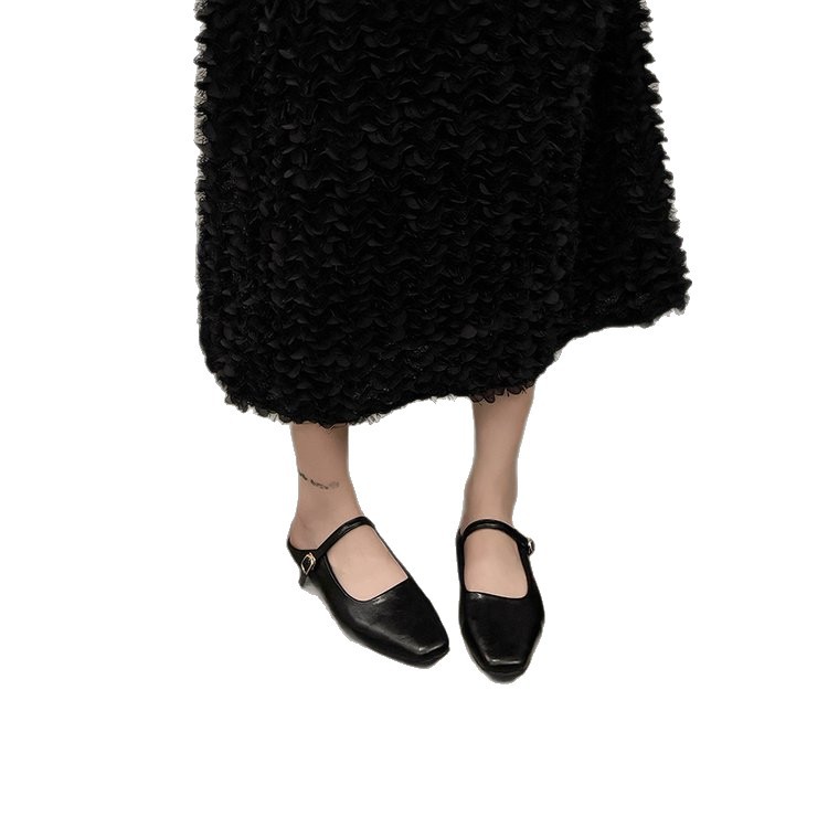 Womens Retro Flat-Bottomed Ballet Pumps foto 3