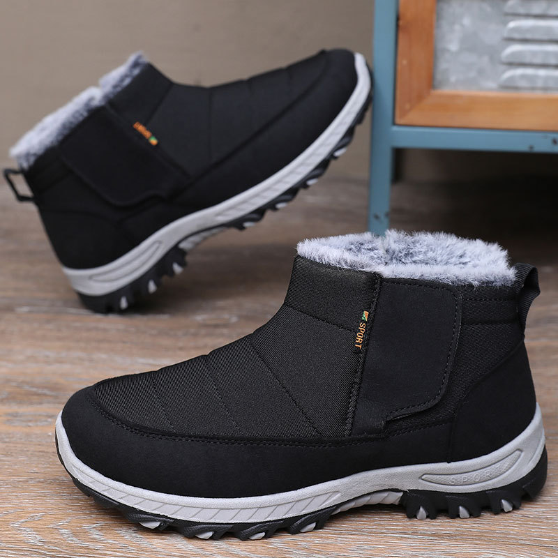 New Winter Slip-on Fleece-lined, Extra-thick Outdoor Snow Boots foto 4
