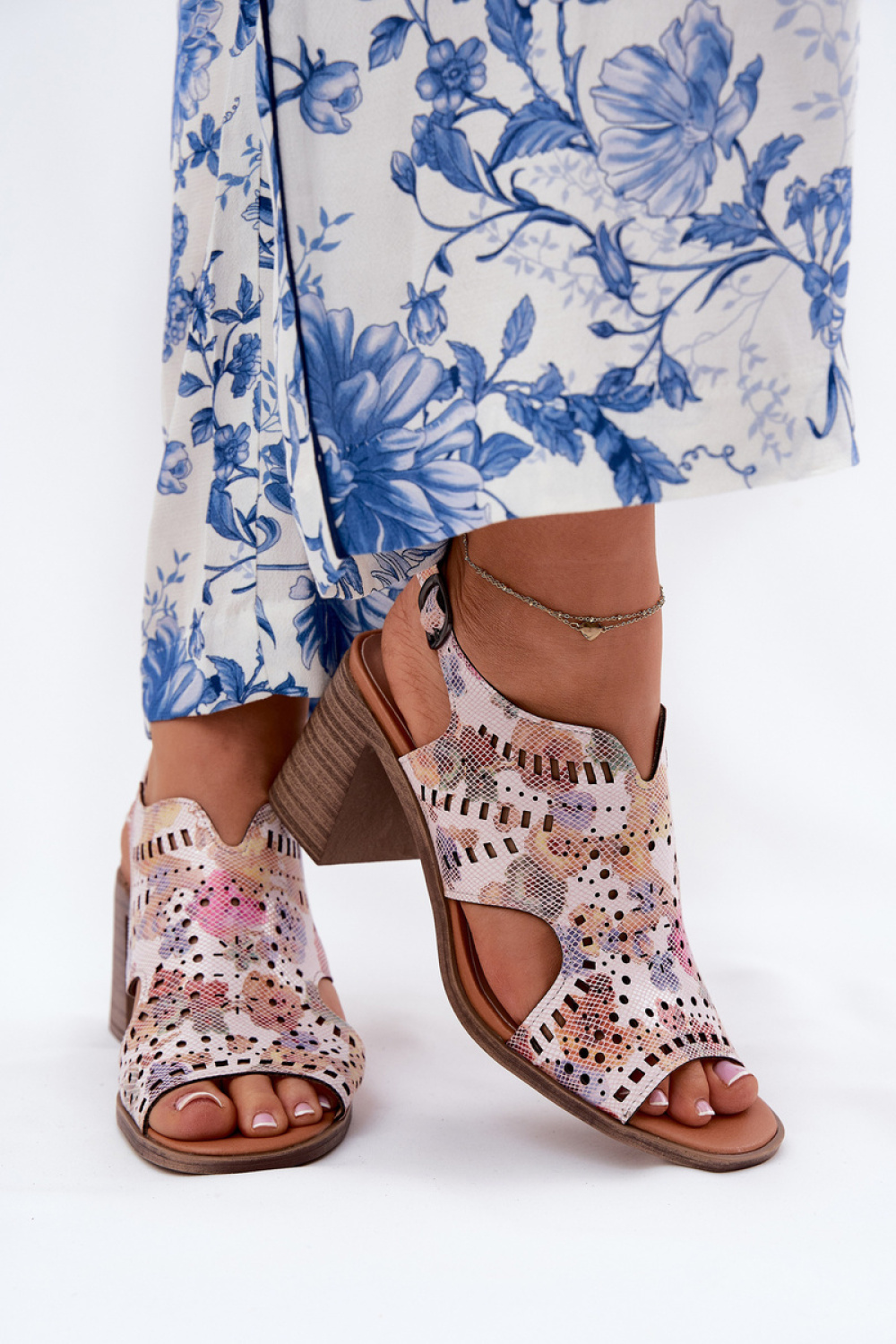 Sandalen op hak Step in style