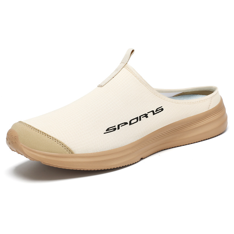Men's Breathable Loafers Heel-free Closed-toe Slippers foto 4
