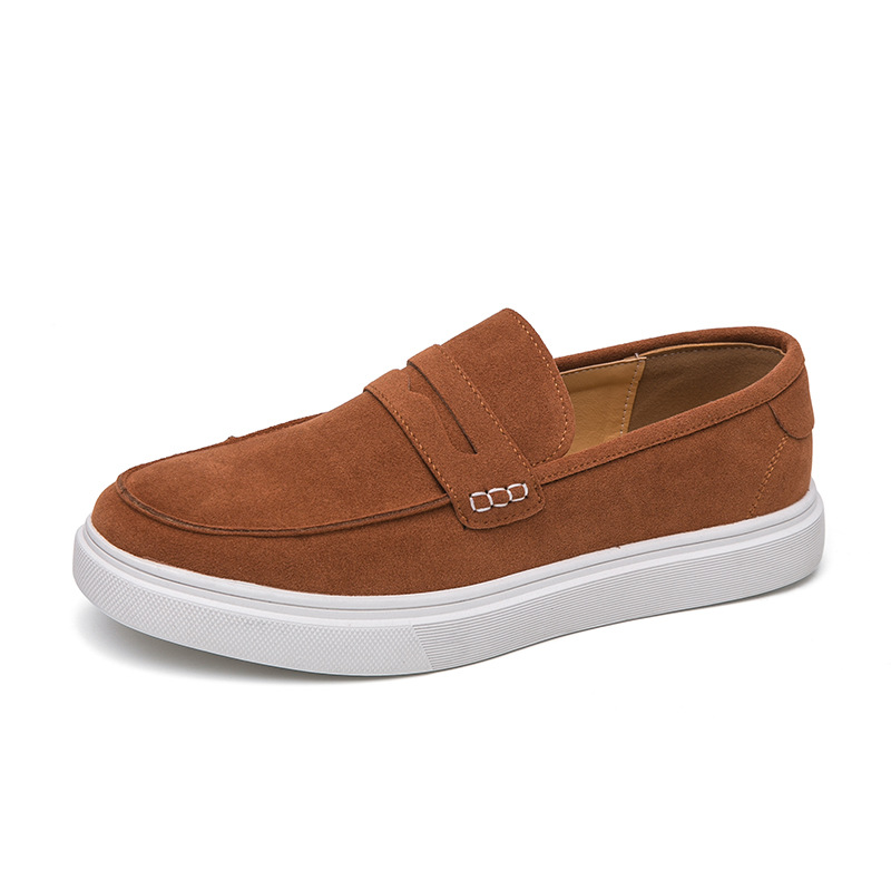 Plus Size Suede Sneakers Men's Fashion Casual Board Shoes foto 5