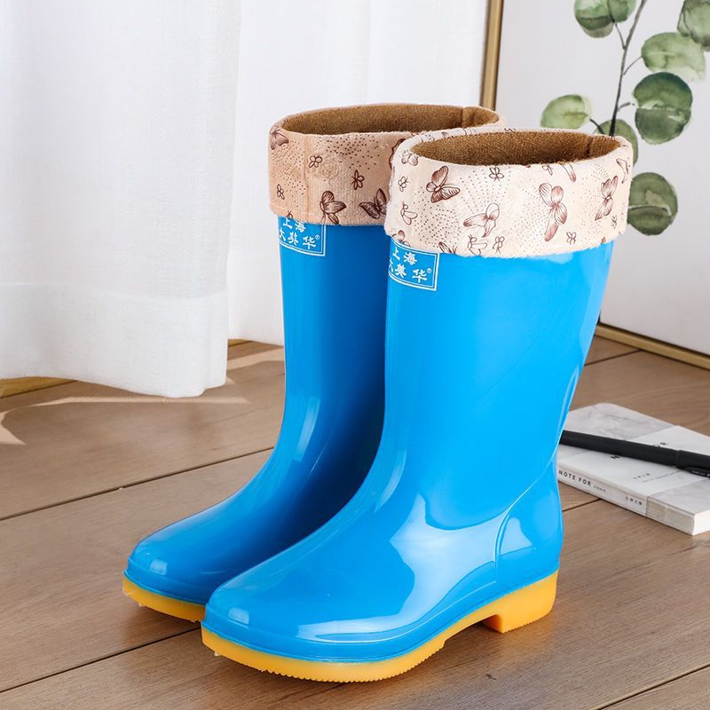 Wool Cotton Warm Non-slip Rain Boots foto 2