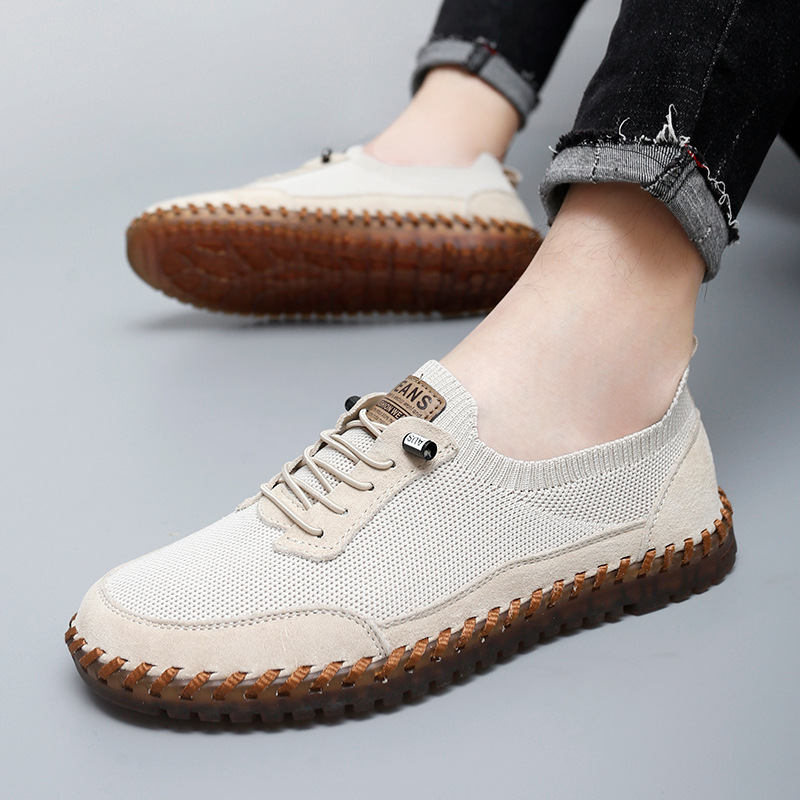 Breathable Hollow-out Soft Sole Mesh Casual Shoes With Rubber Sole foto 3