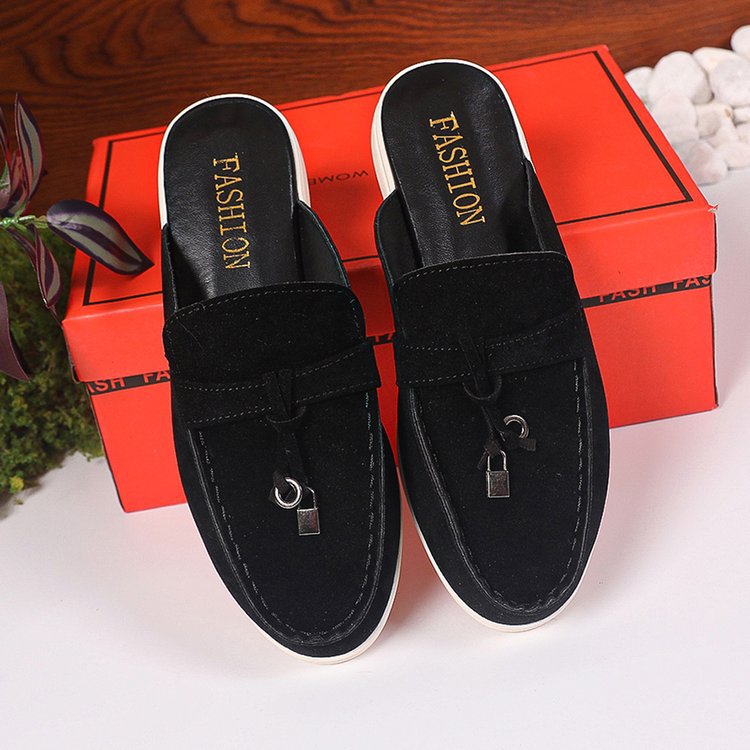New Women's Slip-on Shoes Casual Half-slippers foto 3