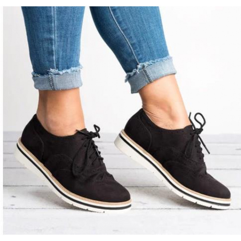 Retro British-style Casual Women's Shoes foto 4