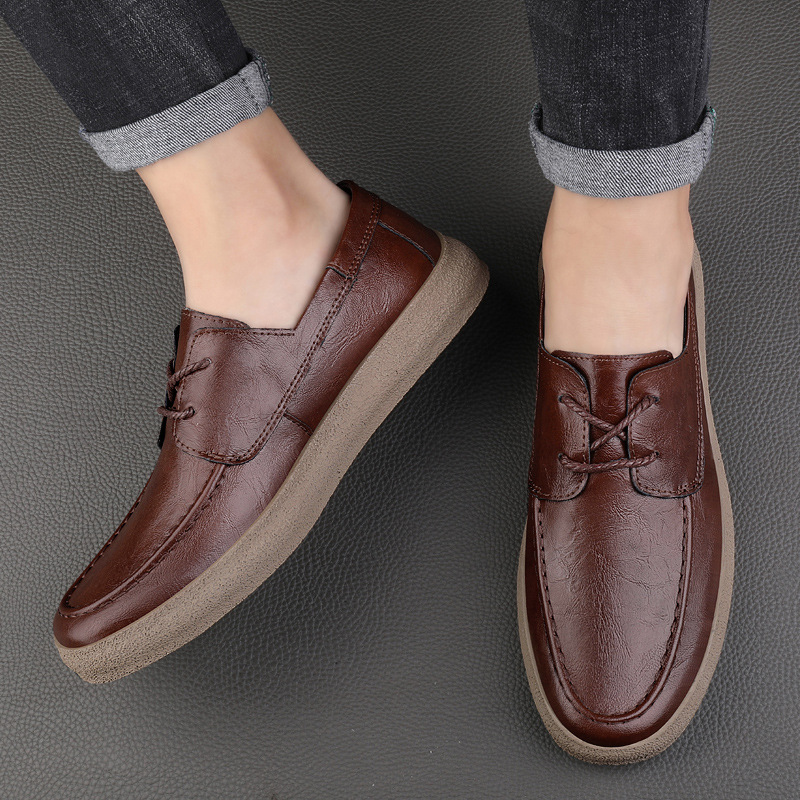 Men's Breathable Casual Retro Leather Shoes foto 5