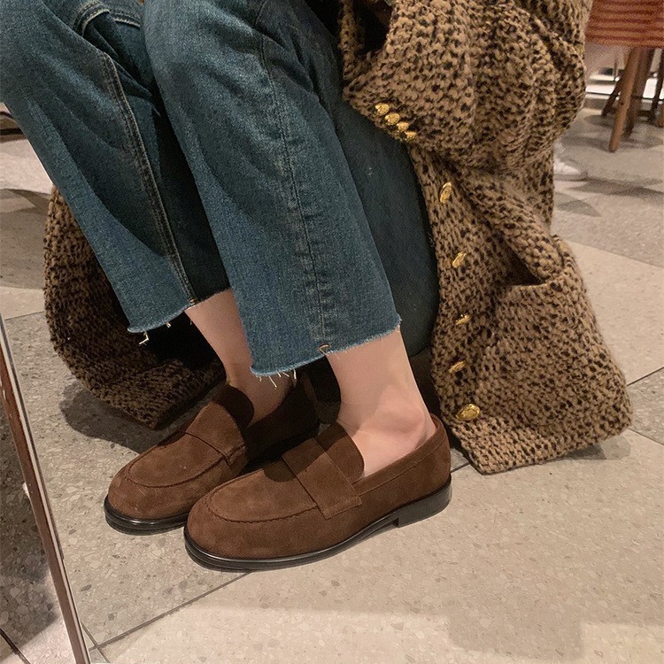 Women's British-style Retro Casual Flat Shoes foto 4