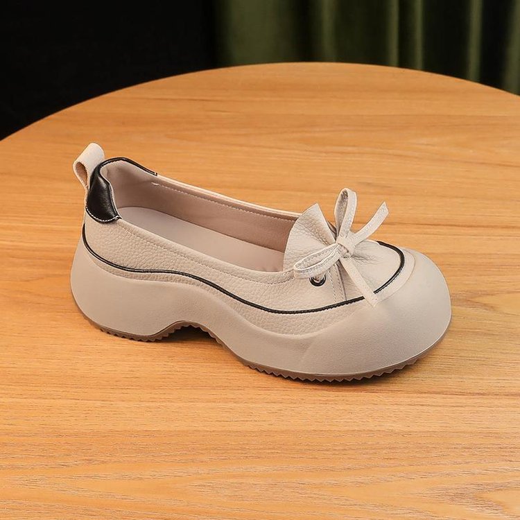 Summer Shallow-toe Heightening New Style All-Match Slip-on Retro Casual Thick-Soled Mom Shoes For Women foto 2