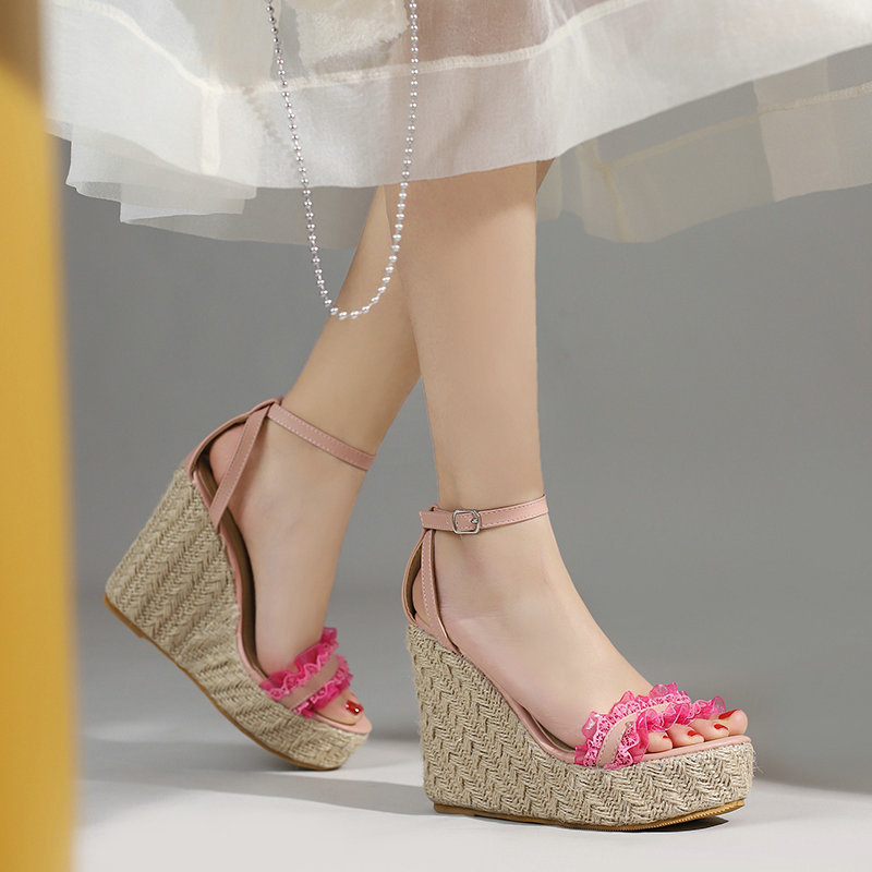 Wedge-heeled Women's Bohemian-style Sandals foto 4